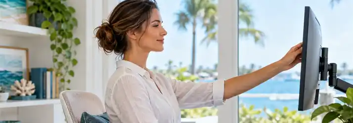 Desk Work, Neck Stiffness, and Movement in Delray Beach FL